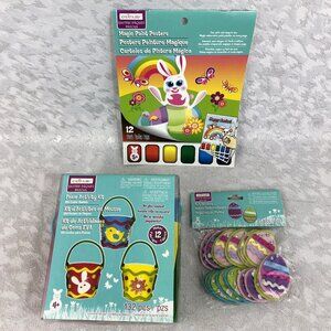 Creatology Easter Craft Bundle: Foam Baskets + Paint Posters + Felt Stickers NWT